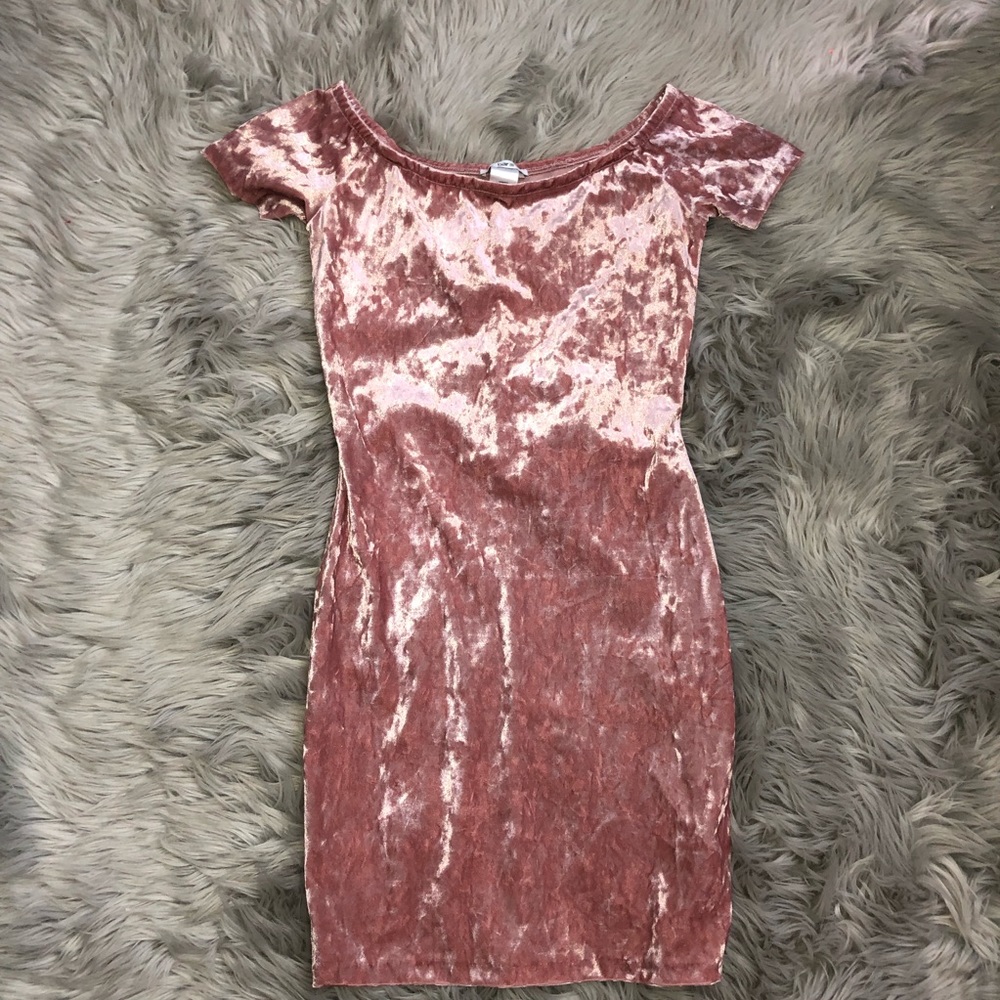 Bar III Velvet Dress